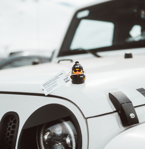 Jeep Duck Mascot
